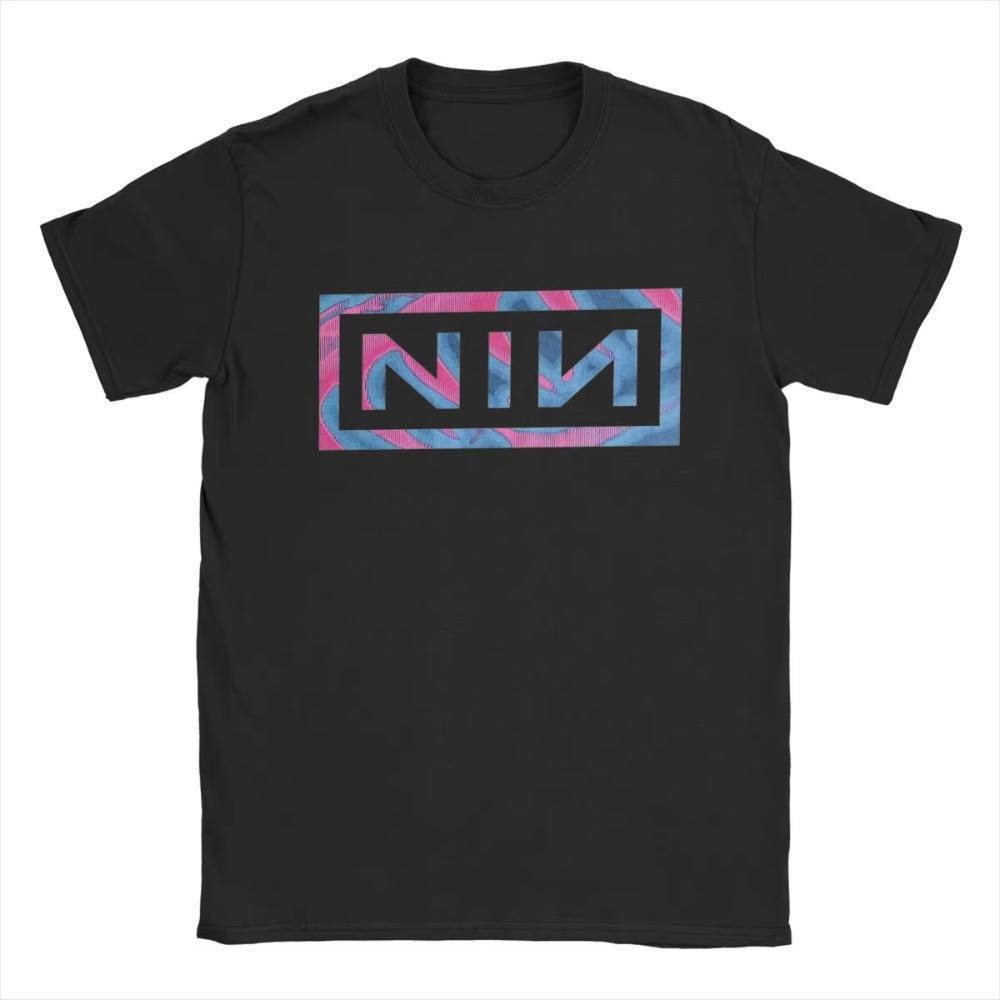 Nine Inch Nails NIN Men Cotton T Shirt Funny Tee Shirt Short Sleeve Round Collar Women T-Shirt Pure Cotton Gift Idea Clothes