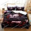 3D Print Skeleton Anime OVERLORD Bedding Set Single Twin Full Queen King Size Bed Set Adult Kid Bedroom Duvet Cover Set
