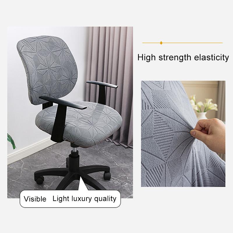 1 ks Ochranné potahy Chránič židle Potah na židli Protiskluzový polštář Opěradlo Žakárový Sedák židle Elastický Počítačová Kancelářská