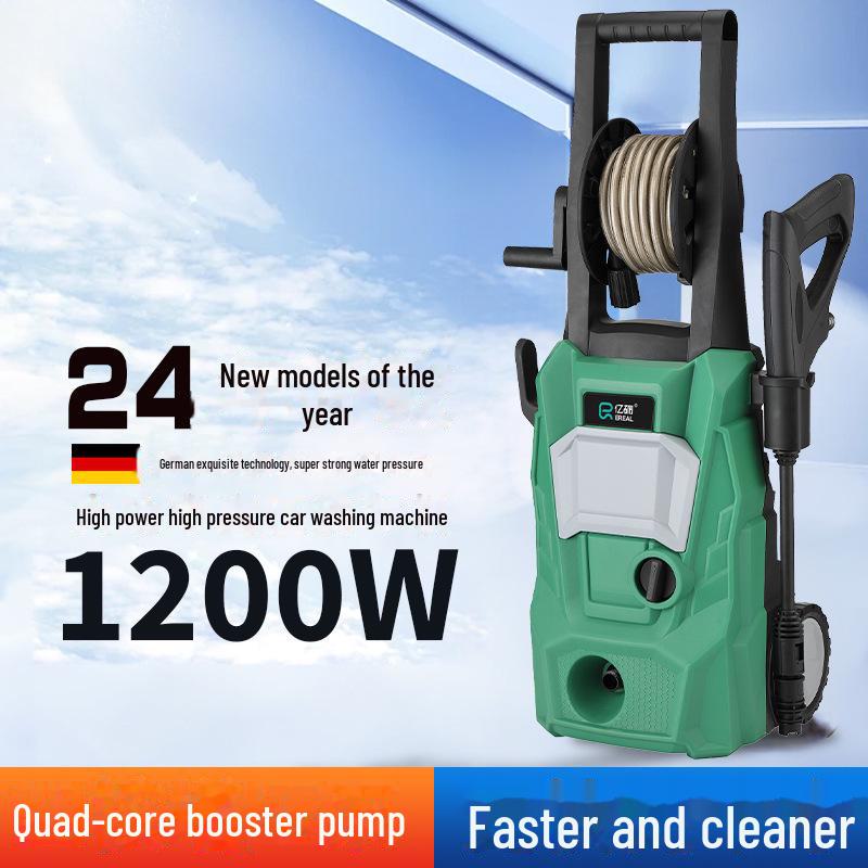 Mașină de spălat auto compactă de înaltă presiune - pompă de curățare portabilă și puternică