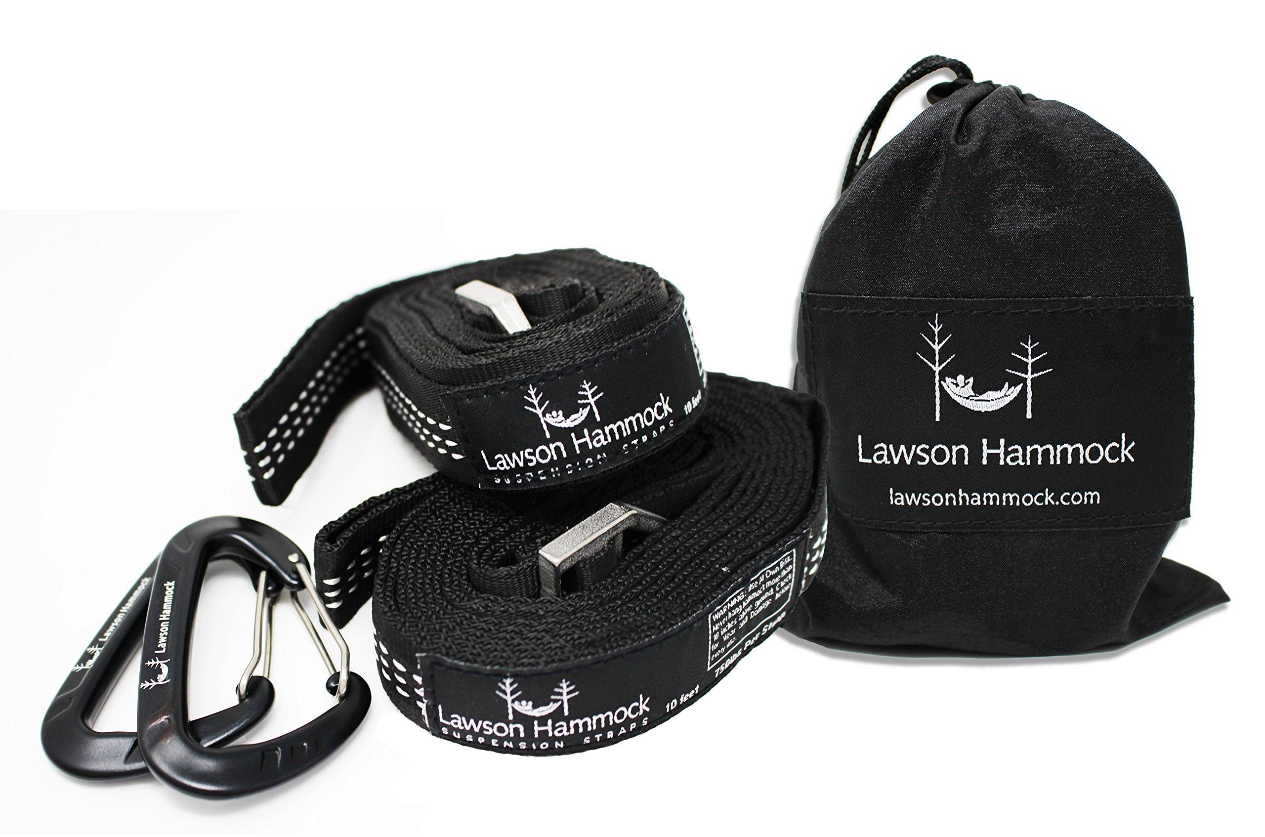 

Lawson Hammock Straps for Blue Ridge Camping Hammock Suspension Systems чёрный