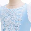 European and American Cinderella Princess Dress - Girls' Puff Sleeve Frozen Elsa Cosplay Costume for Festivals
