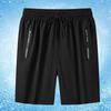 Men's Shorts For A Cool Summer With Four Sided Stretch, Wearing Five Quarter Length Shorts And Ice Silk Beach Pants
