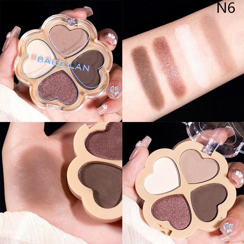 4/9 Color Eyeshadow Palette Eyeshadow Girl Beginner Makeup Tray Sculpture Highlight Cosmetic For Girls Accessories Cosmetic