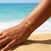 Bracciale da Donna in Acciaio Inossidabile Placcato Oro 18K, Carino Bracciale Tennis, Raffinato Gioiello in Acciaio Inossidabile per Donne