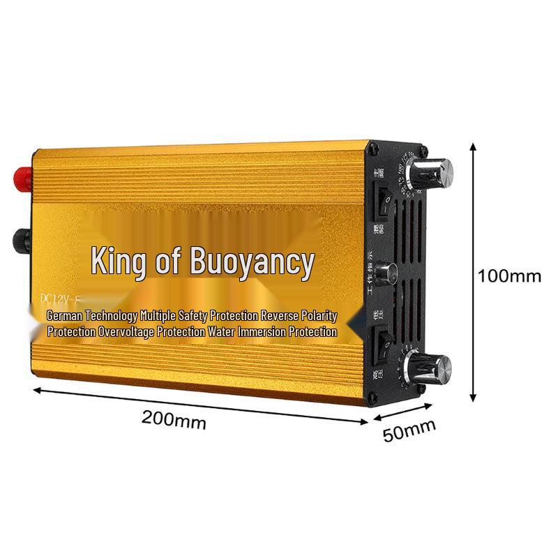 12V High-Power Yellow Back-Mounted Inverter with 99000W Battery Booster
