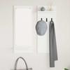 Wall Mounted Nightstand White 70 x 10 x 90 cm Engineered Wood