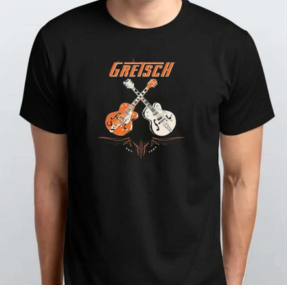 Gretsch Electric Guitar Instrument Peripheral TSHIRT S M L XL 2XL 3 4 XL Black S