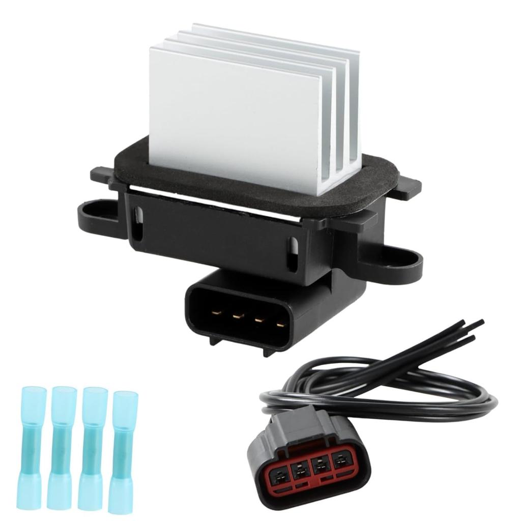 HVAC Blower Motor Resistor Kit AC Blower Control Module with WPT688 Connector Wire Harness Fit for Ford Expedition 2009-2017,F-150 2009-2014,Lincoln