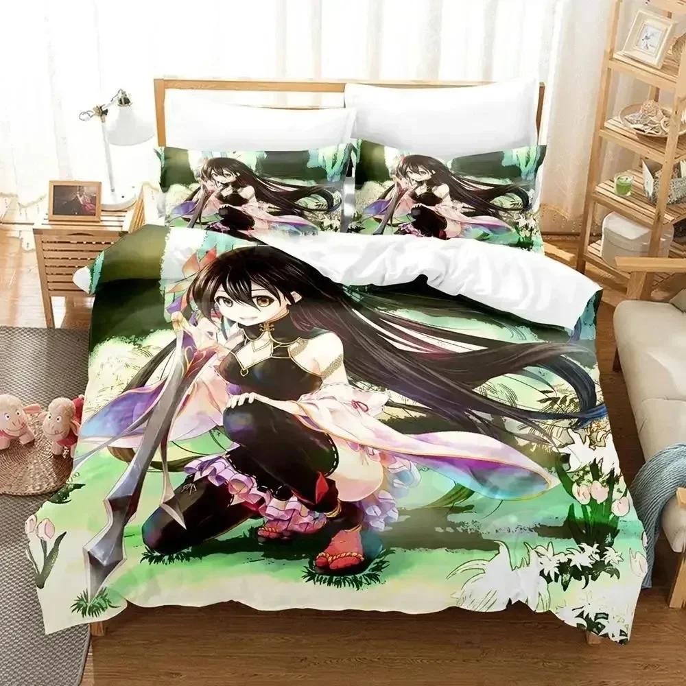 3D Print Anime Lord of Vermillion Comfortable Duvet Quilt Cover Pillowcase Bedding Set Children Bedroom Decoration Home Textile