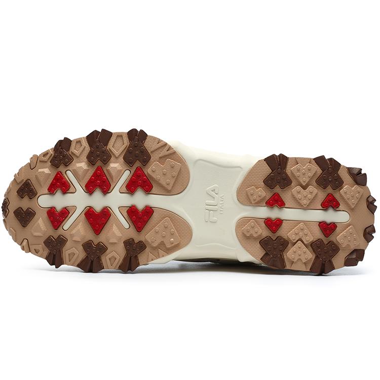 New FILA Oakmont 2 KAI 2 Low Top Chunky Sneakers Women's Cloud Brown F12W212141FCR