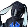 Rabbit Ear Cute Full Face Motorcycle Helmet Cover Cartoon Plush Fluffy Funny Protection Decoration Cap for Fun Ride and Gift