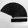 Bamboo Folding Fan Silk Chinese Style Fan Hand Women Black Fans Summer Female Dance Home Decoration Party Gift Home Ornament