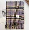 Retro plaid Japanese and Korean atmosphere plaid scarf women's plaid series contrasting color warm shawl student scarf