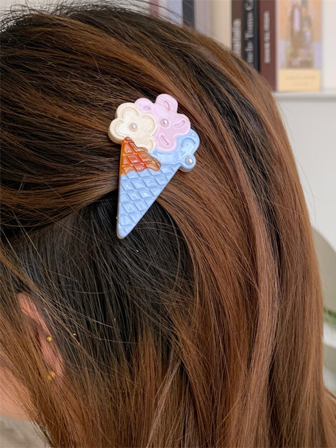 

1 шт. Летняя корейская версия заколка для волос с милым ветром, сбоку, с челкой, головной убор в стиле отпуска, новый стиль
