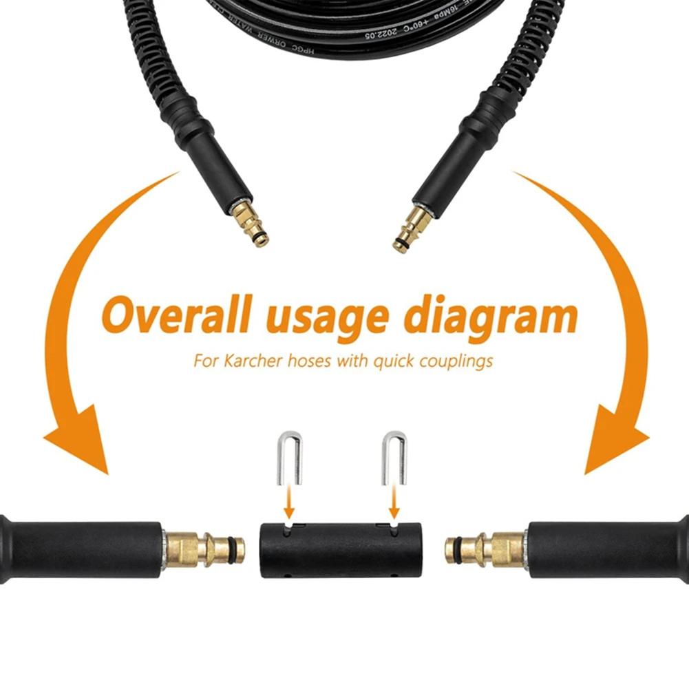 Hose Adapter Pipe Connector Easy Installation Enhanced Versatility Long Service Life Multiple Hose Connection For Kärcher