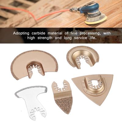 4pcs Carbide Grout Blades Set Oscillating Multitool Saw Blades for Dewalt Stanle