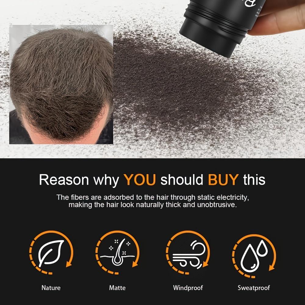 BUNEE Hair Building Fibers - 27.5g Instant Thickening Powder for Fuller, Volumizing Styles |, Ideal for All Hair Types