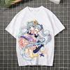 2026 Summer Hatsune Miku Vocaloid Elegant Dress Front Print Unisex Anime Casual Short Sleeve Women And Men T-shirt