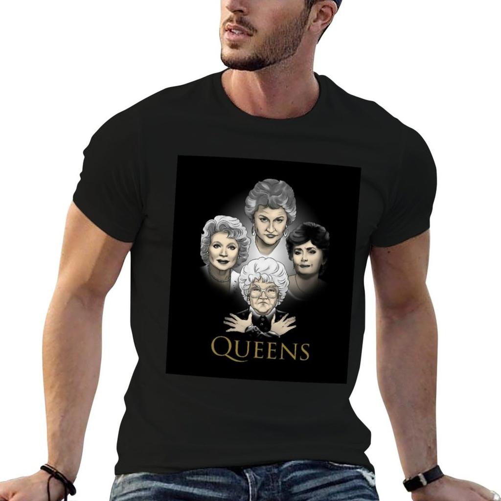 The Golden Girls queens T-Shirt t shirt men 100% cotton luxury brand t shirts for man graphic t