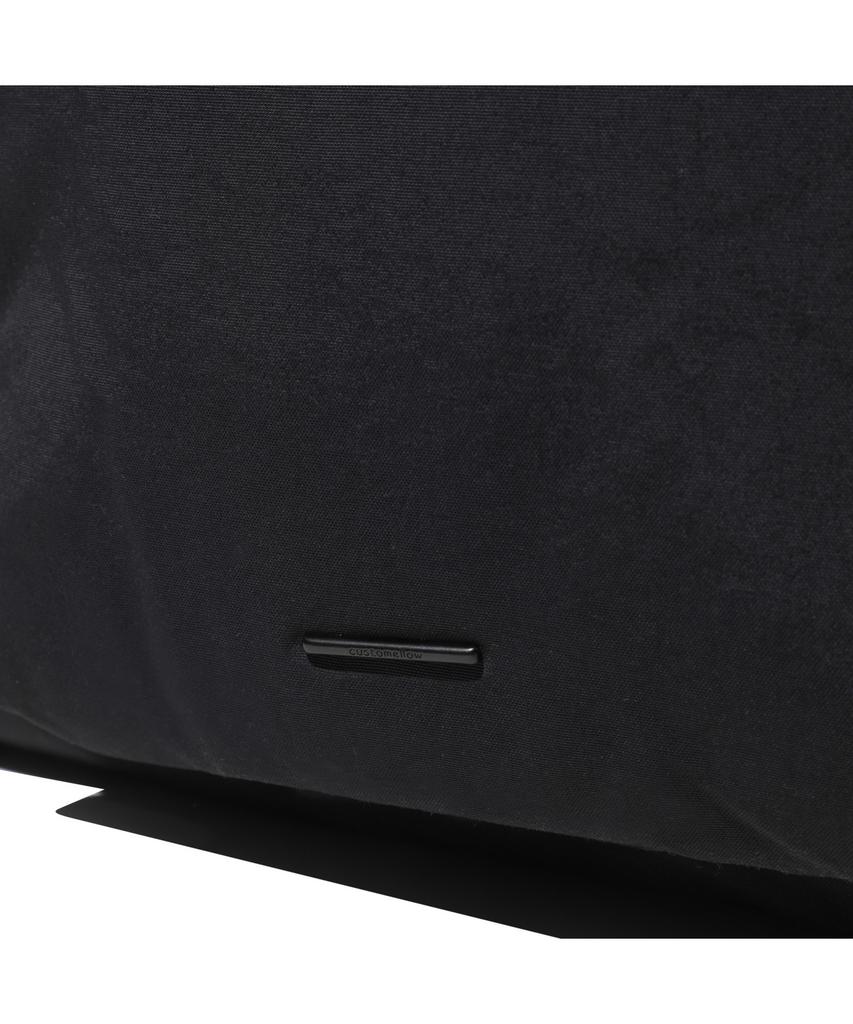 Customellow Black Nylon Two-Way Backpack_Cabax25101Bkx