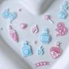 Bowknot Quicksand Shaker Filler Epoxy Resin Mold Accessory Resin Filling Silicone Mould DIY Cast Tool Jewelry Mould