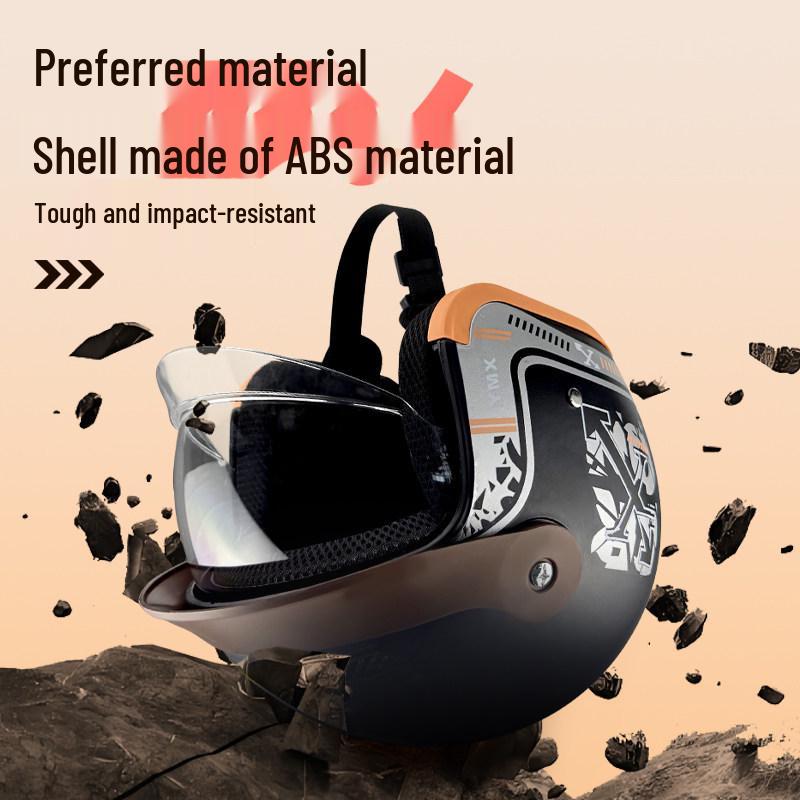 Certified Electric Vehicle Half Helmet for Men & Women, All-Season, Winter Protection, Motorcycle Helmet 11
