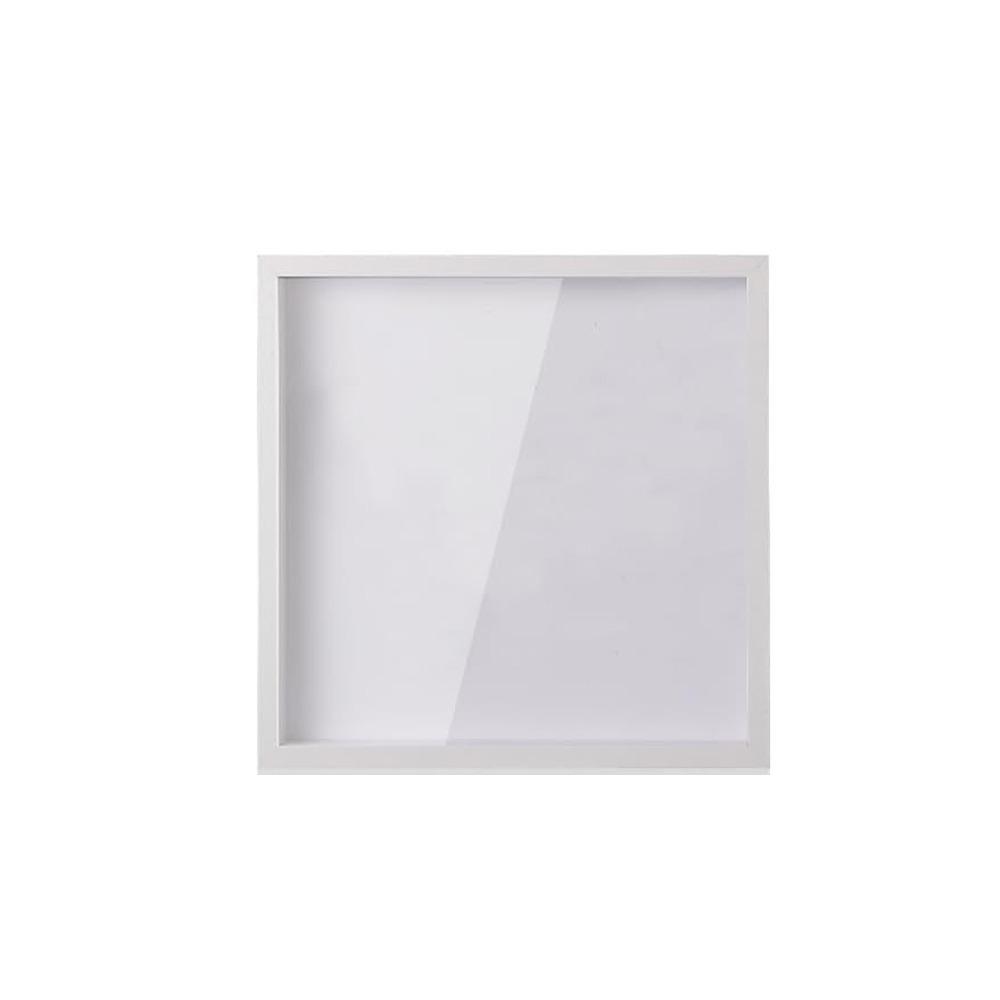 Square Adventure Archive Box Transparent Ticket Shadow Box Picture Frame  Concert Stubs 15*15cm белый
