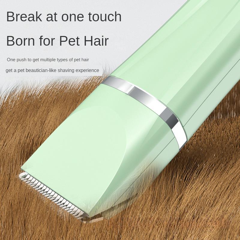 Pet Shaver, Dog and Cat Hair Removal Electric Push Clipper, Four In One Foot Shaving Electric Set, Trimming and Beauty Set Tool