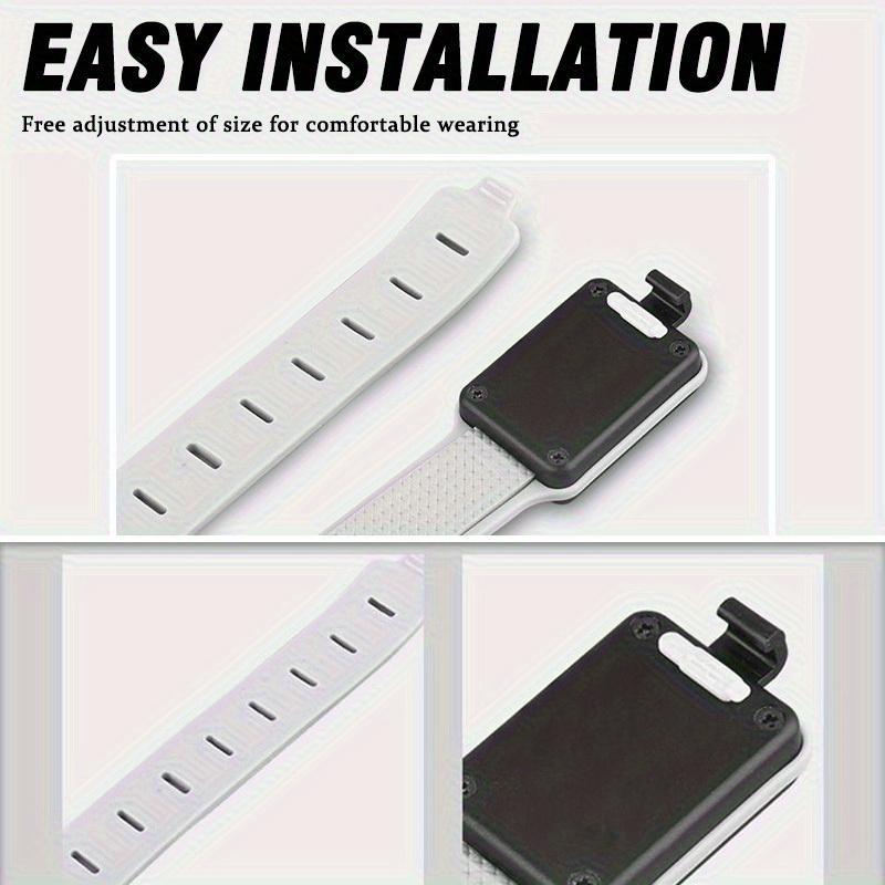 Ultra Light COB Running Wrist Light Charging Safety Wristband with One Click Operation,comfortable Rubber Strap,night Walking,cycling,jogging