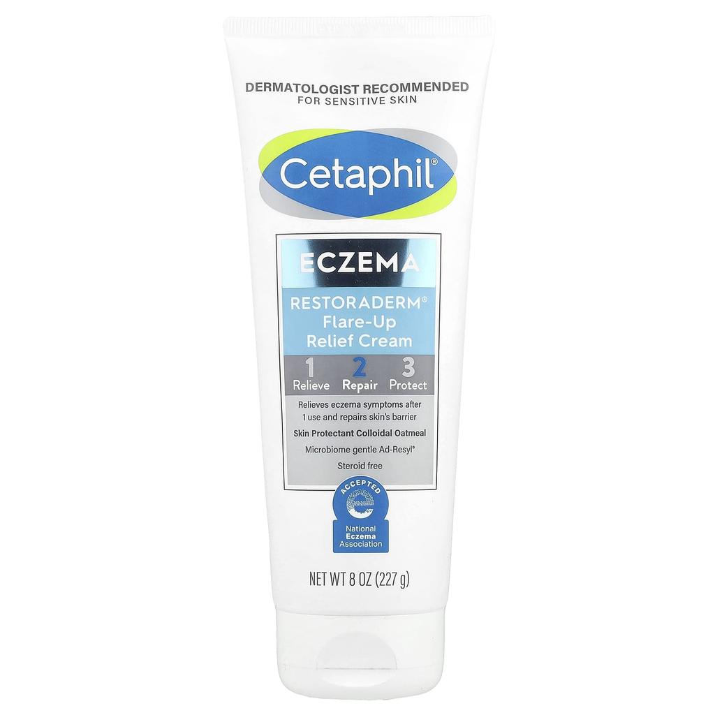 Eczema, Restoraderm® Flare-Up Relief Cream, 227G(8Oz)