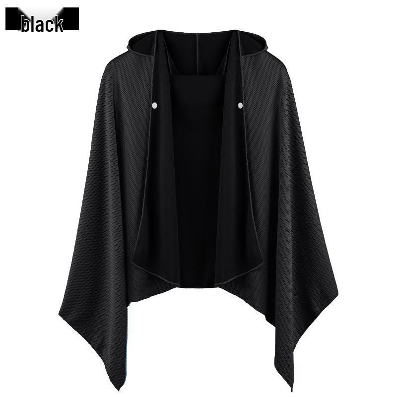 

Быстросохнущее полотенце с капюшоном и защитой от солнца, дающее ощущение прохлады и УФ-защиту 140×60 cm