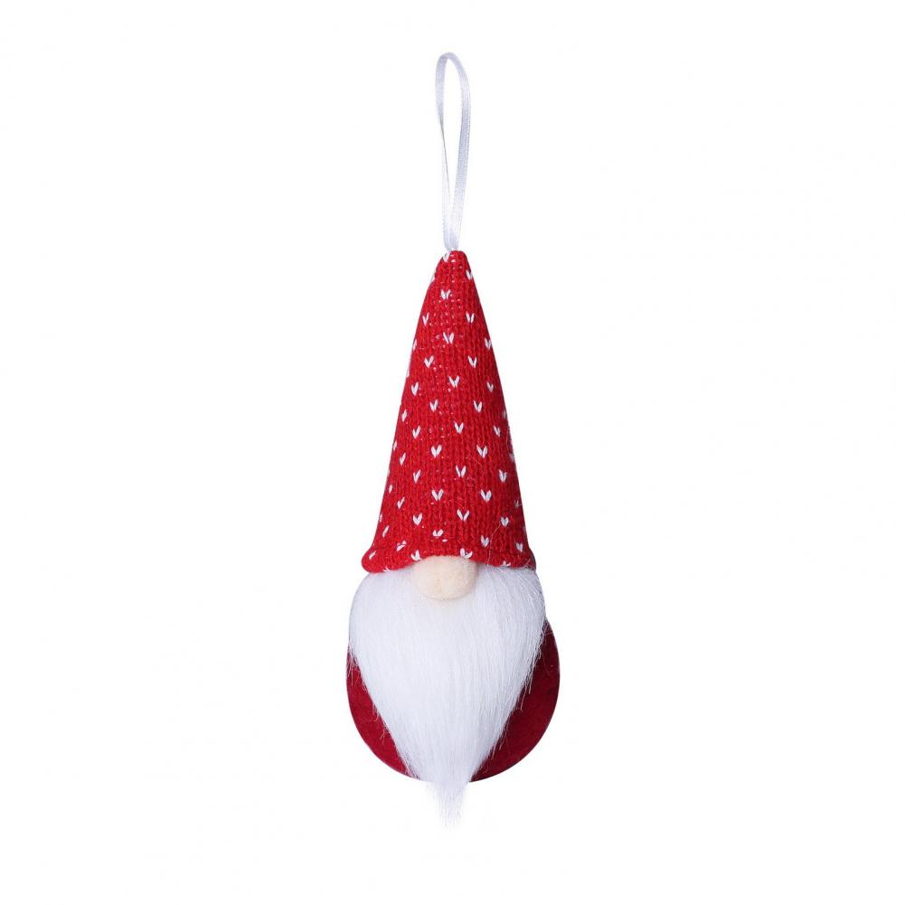 Faceless Gnome Doll Hanging Christmas Dwarf Ornament Festive Christmas Gnome Ornaments Plush Faceless Dolls Cheerful Holiday