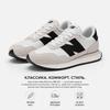 New Balance 237 Sea Salt Black Unisex Sneakers White MS237SF