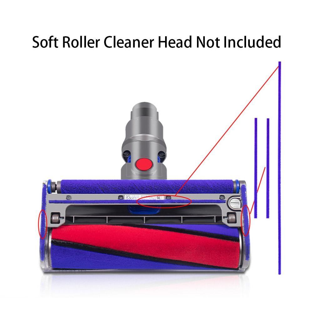 8 Pcs Soft Plush Strips For  V6  V8 V10 V11 Vacuum Cleaner Soft Roller