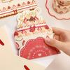 1PC 3D Pop up Happy Birthday Card with Cake Occasion Birthday Decoration Foldable Creative Blessings Cute Party Birthday Gifts