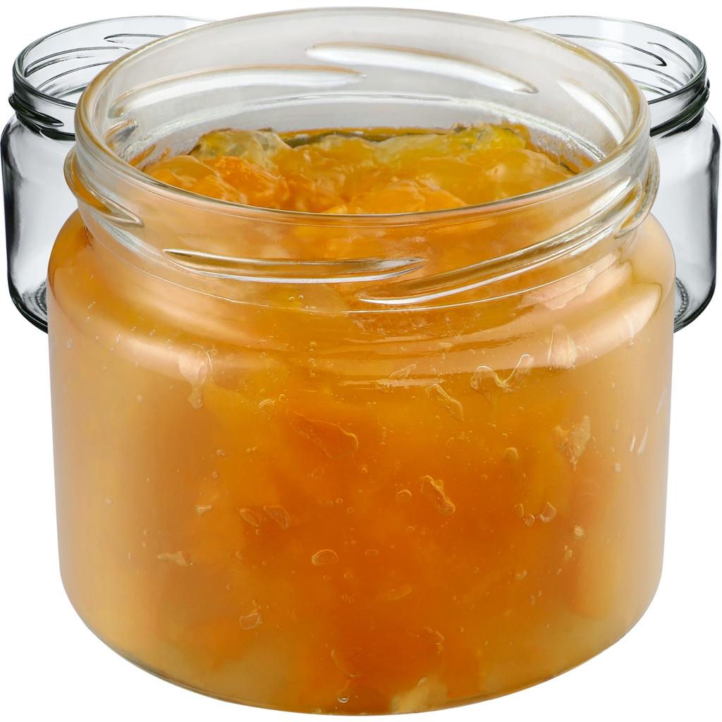 KADAX 10x Glass Jar 330ml Jars for Preserves Jam Honey Jams