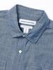 Amazon Essentials Men's Regular Fit Chambray Shirt, Long Sleeve, Rinse, Size L