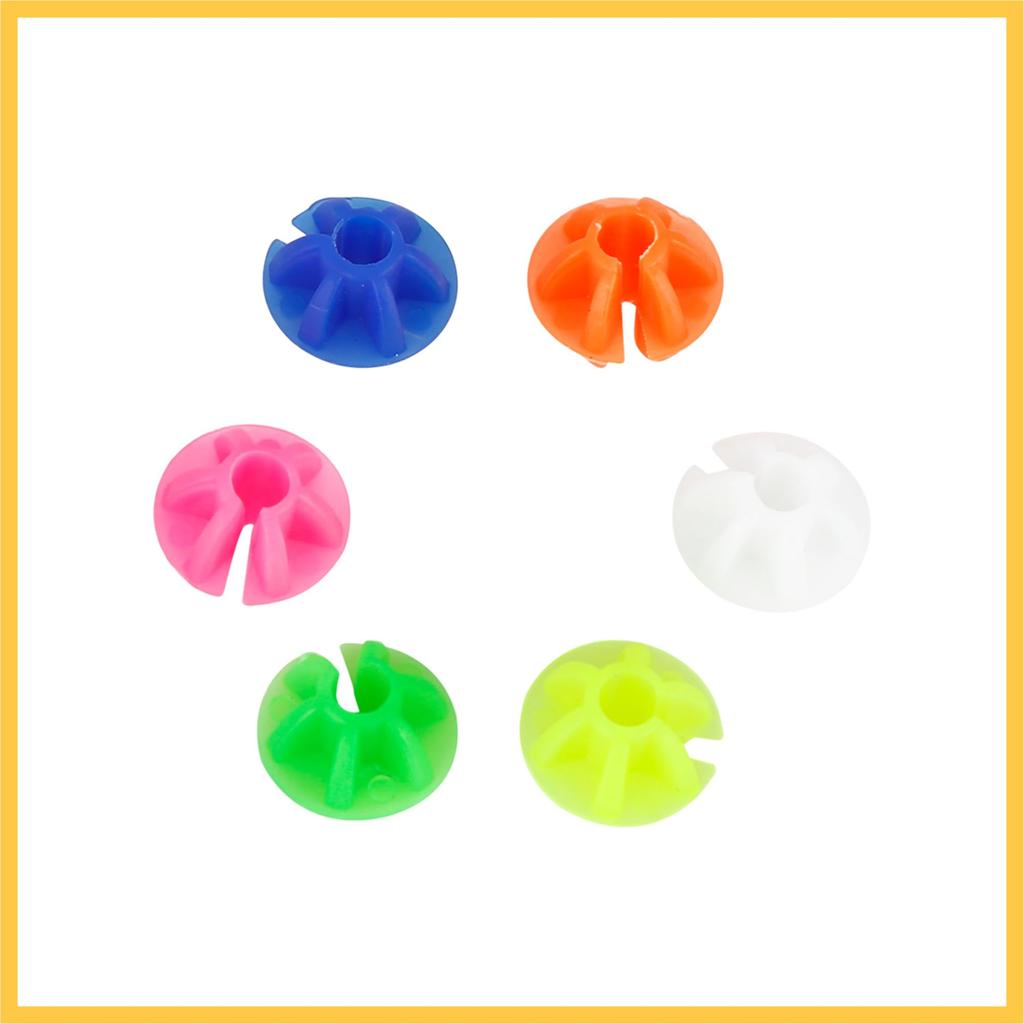 BULLSPANN Bicycle Wheel Spoke Bead Decoration Round Plastic Bead Clip