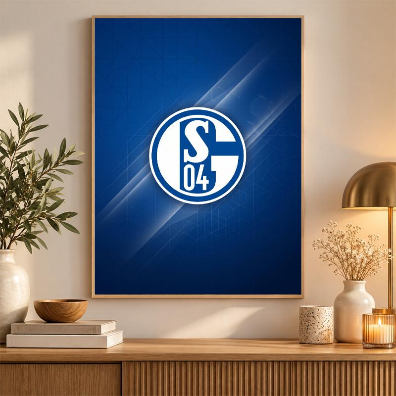 Schalke 04 Diamond Painting Kit 5D Full Drill DIY Diamond Mosaic Wall Art Home Decor