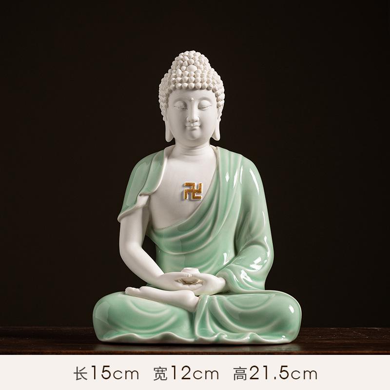 Tathagata Buddha Statue Sakyamuni Buddha Statue Customized Incense Porch Home Decor Buddha Sculpture FENG SHUI Home Decor