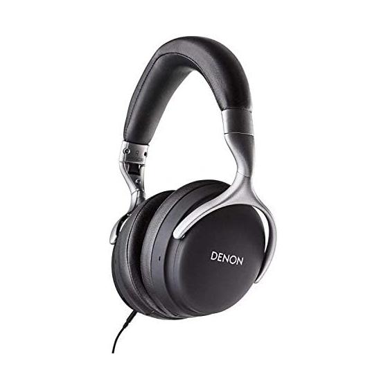 Denon Casque sans fil à réduction de bruit AH-GC30, compatible avec le codec aptX HD (AH-GC30BKEM)
