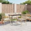 Vidaxl 5-Cz. Set di Mobili da Giardino con Cuscini, Beige, Polyrattan