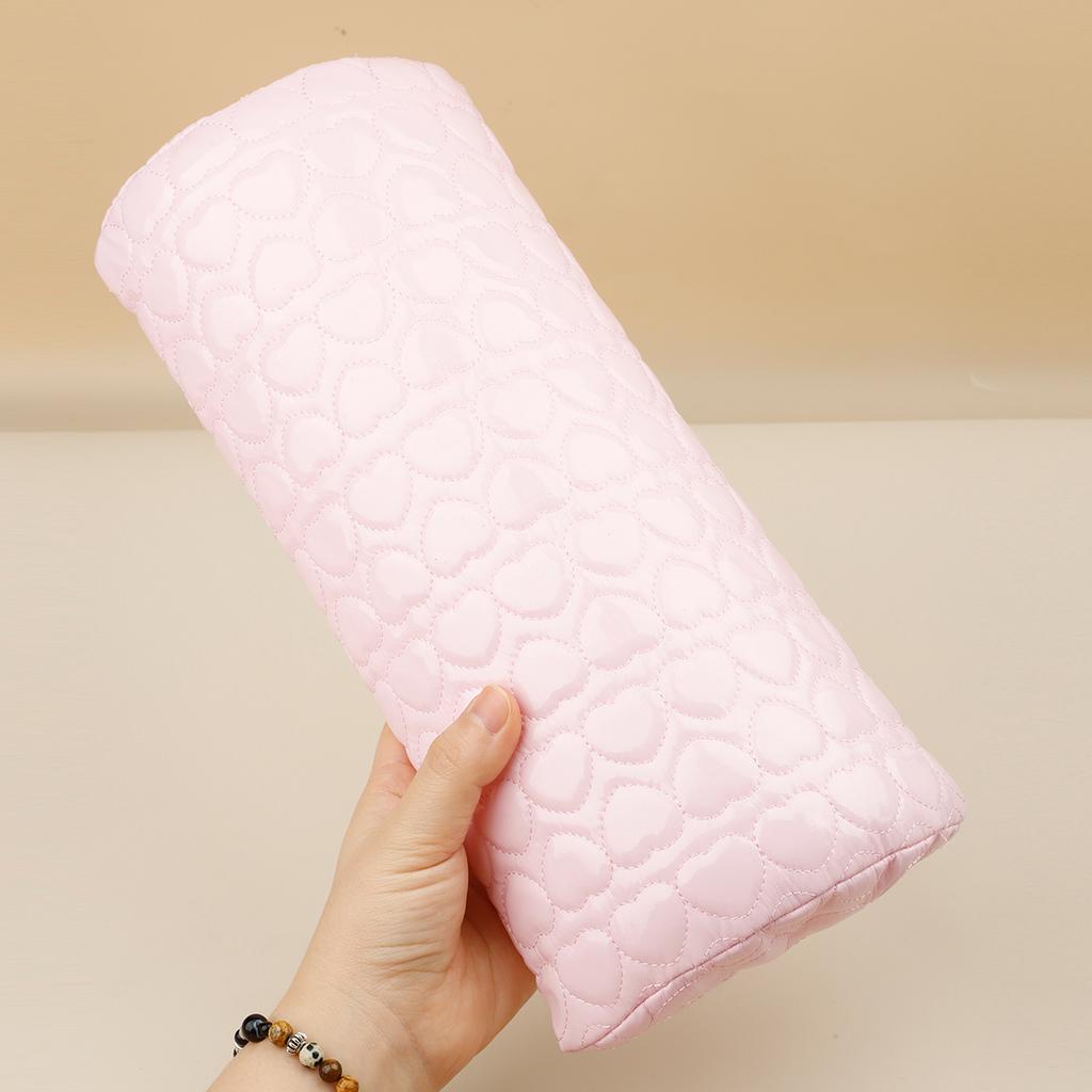 1 pcs Manicure Hand Pillow Cushion Hand Pillow Square Heart Leather Hand Pillow Nail Salon Nail Tools