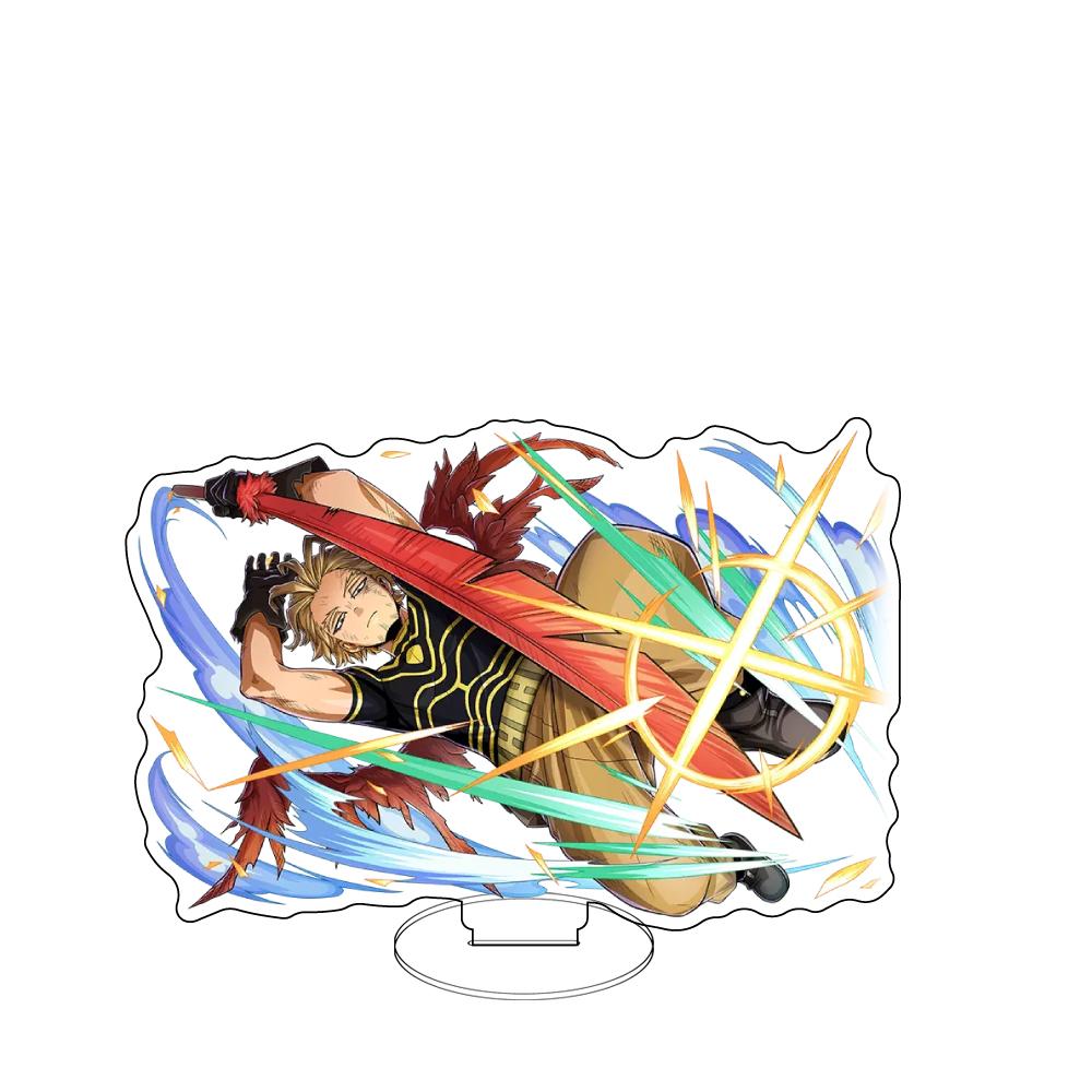 Anime My Hero Academia Sitzende Pose Acryl-Aufsteller Charakter-Bank-Serie Display-Figur, Schreibtisch-Sammlerstück Geschenk für Fans