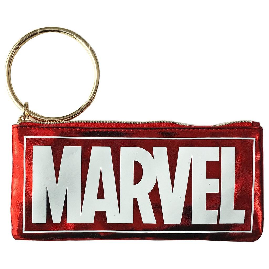Marvel Flat Pouch Metallic with MARVEL Logo SPAP801