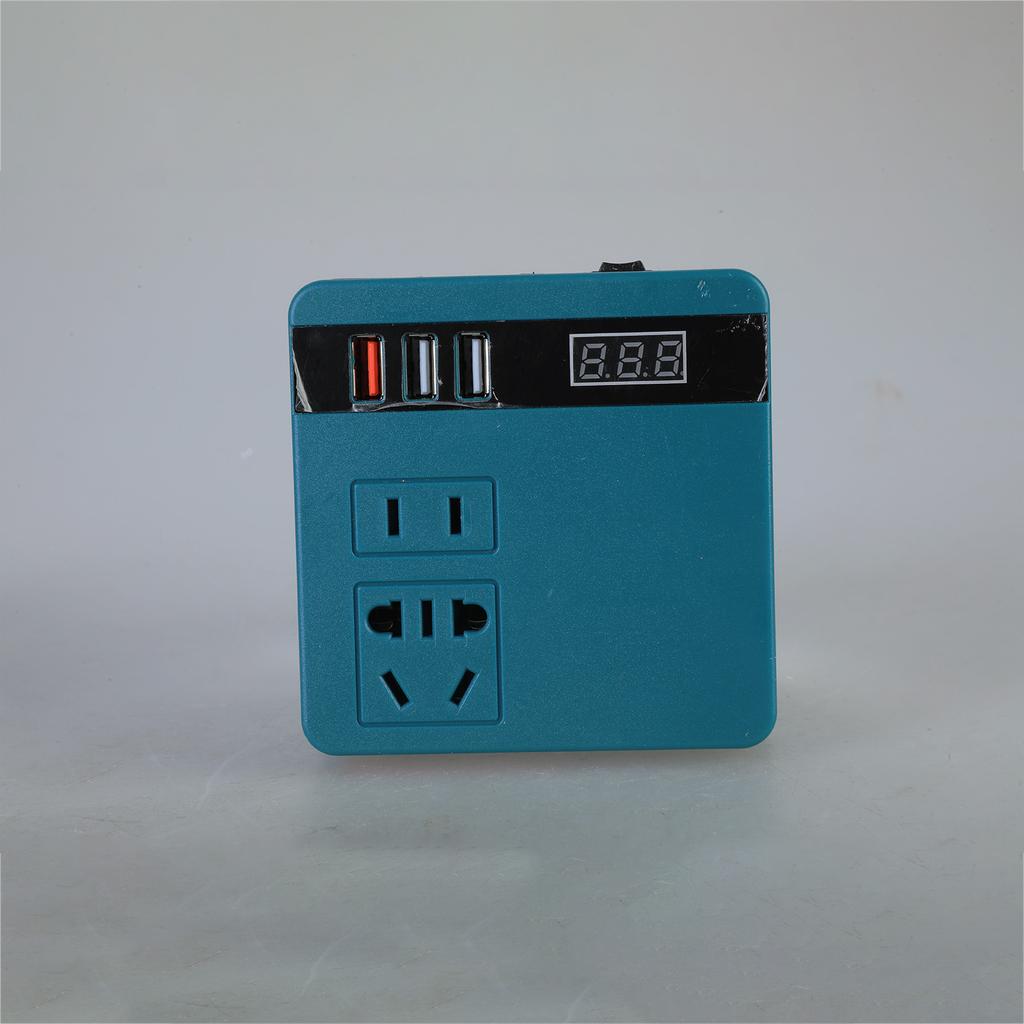 Tragbarer Stromrichter Kompakte Powerstation Generator Vielseitiger Ladeadapter für Batterie Konvertiert für Reise & Zuhause