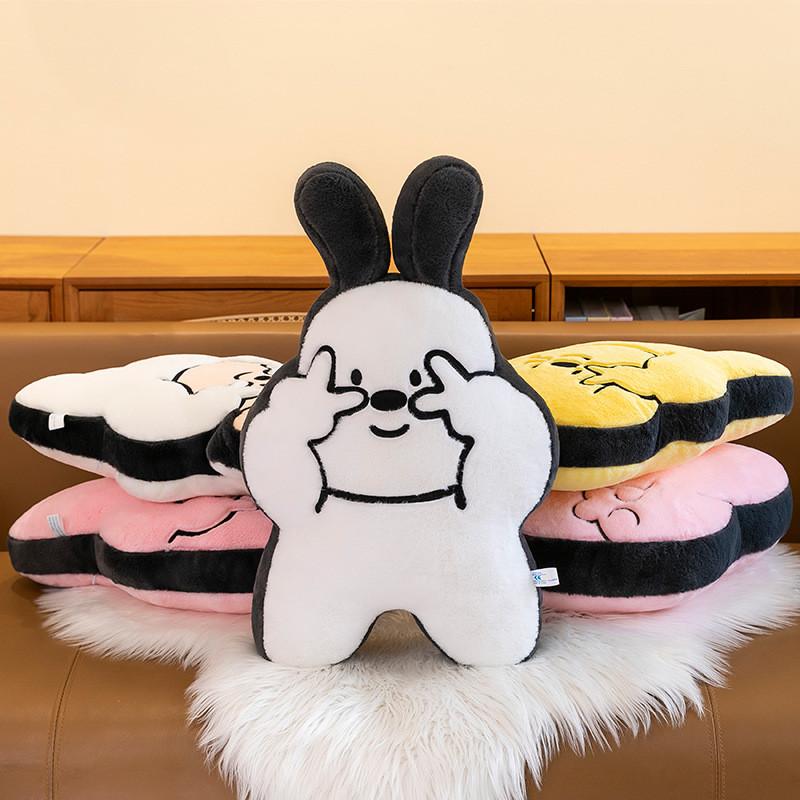 Plush Toy Soft Girls Sleeping Colorful Pink Pig Puppy Sofa Warmth Ornament Car