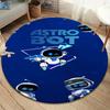 ASTRO BOT Round Area Rug,Carpet Rug for Living Room Bedroom Sofa Playroom Decor,Non-slip Floor Mat
