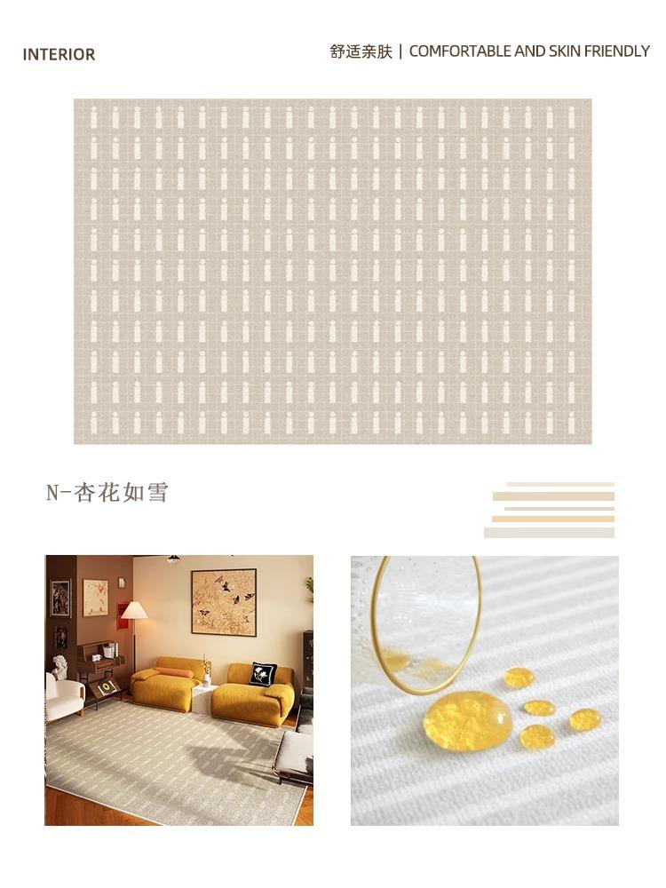 Plaid Retro Carpet Living Room Large Area Study Bedroom Bedside Soft Floor Mat Room Leisure Area Coffee Table Rug Tapis